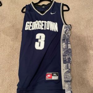 XL Georgetown Allen Iverson Stitched Jersey